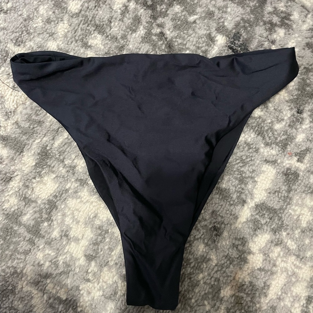 Dolce Vita High Waist Black Bikini Bottom Size Small Pre-owned